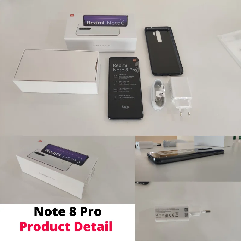 Xiaomi Redmi Note 8 Pro 128 ГБ глобальная версия смартфон Helio G90T четыре ядра 6 53 дюйма 64 мп 4500