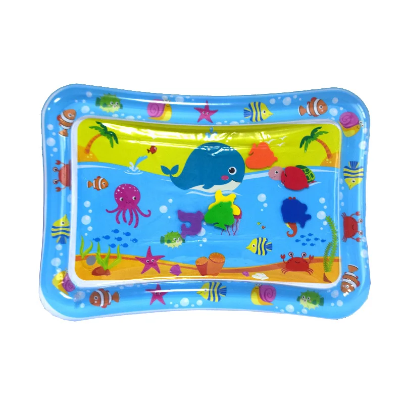inflatable baby play mat infant water spray pad toddler activity playmat center water mat baby tummy gym toys free global shipping
