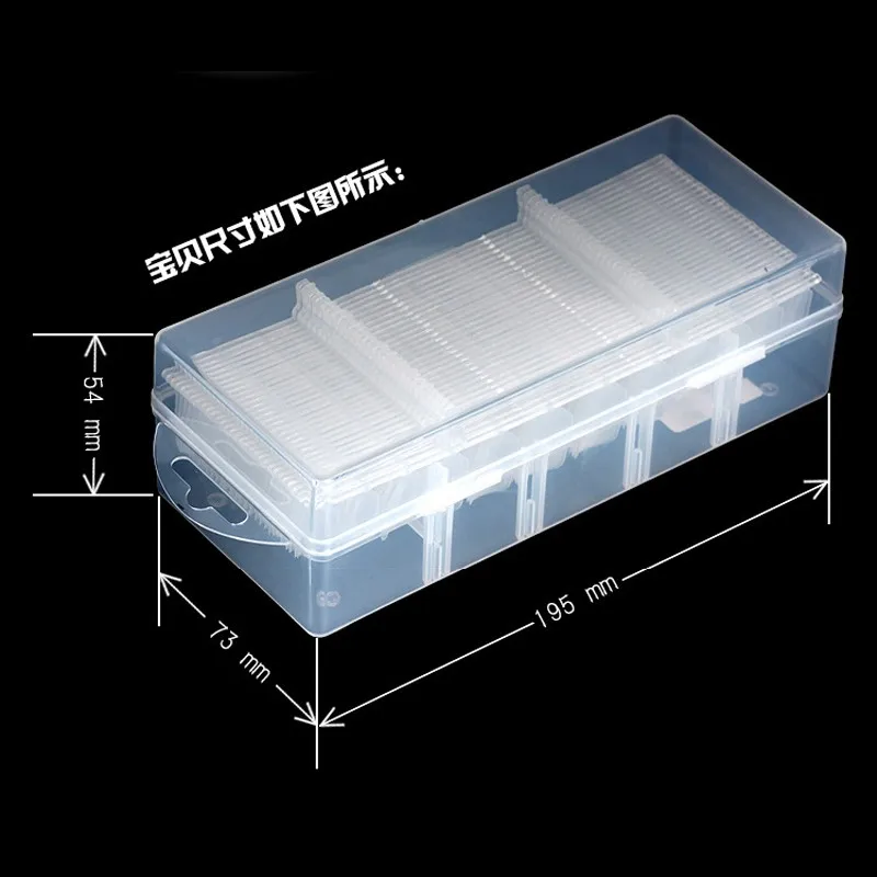 Прозрачные ультратонкие накладные ногти TKGOES 12 размеров полное покрытие из