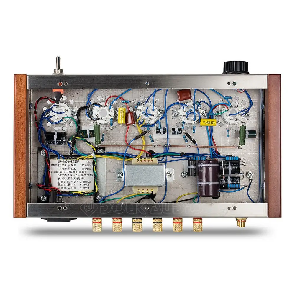 Douk аудио hi fi 6P3P вакуумный трубный усилитель Одноконтурный чистый мощности класса