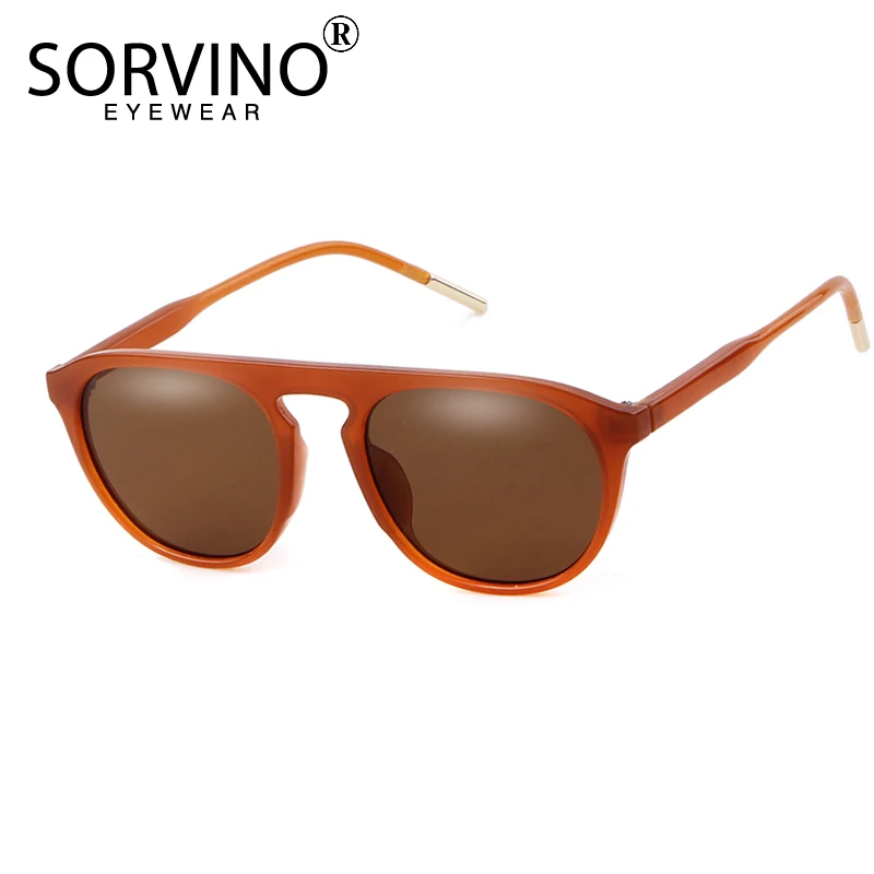 Мужские и женские солнцезащитные очки-авиаторы SORVINO Винтажные Солнцезащитные