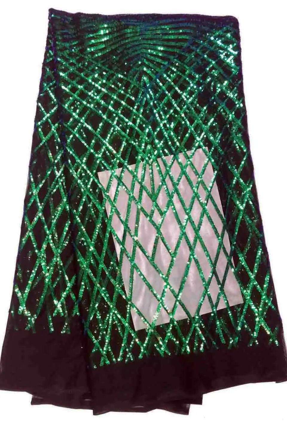 Новинка золотистый цвет французское нигерийское Сетчатое кружево с блестками