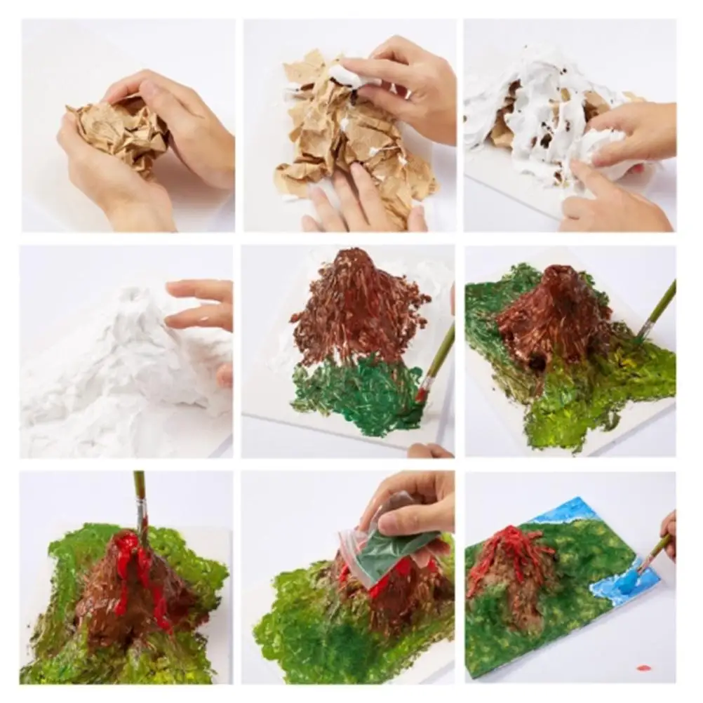 6 шт./компл. DIY творческое искусство земля Пульс живопись игрушка Детские