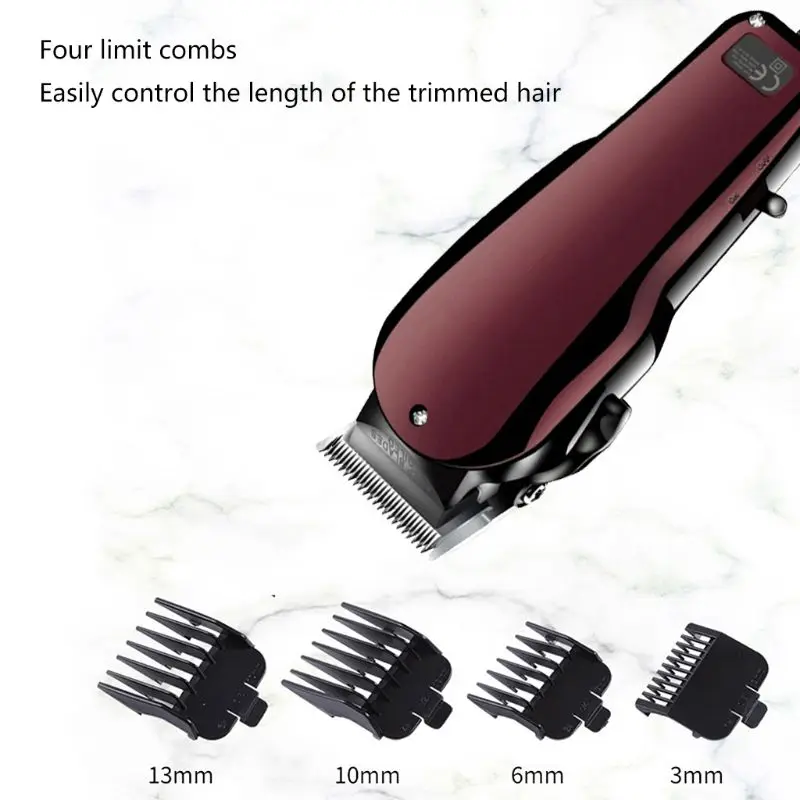 

Professional Men Electric Trimmer Vintage Hair Style Haircut Machine Barber Clippers 517C