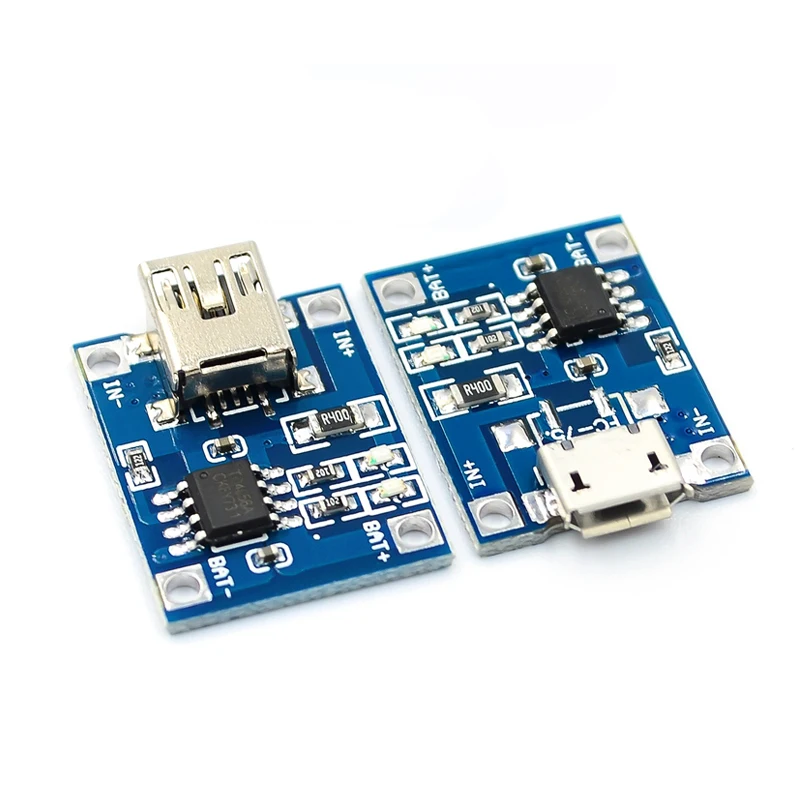 Type c/Micro USB 5V 1A 18650 TP4056 модуль зарядного устройства литиевой батареи зарядная плата
