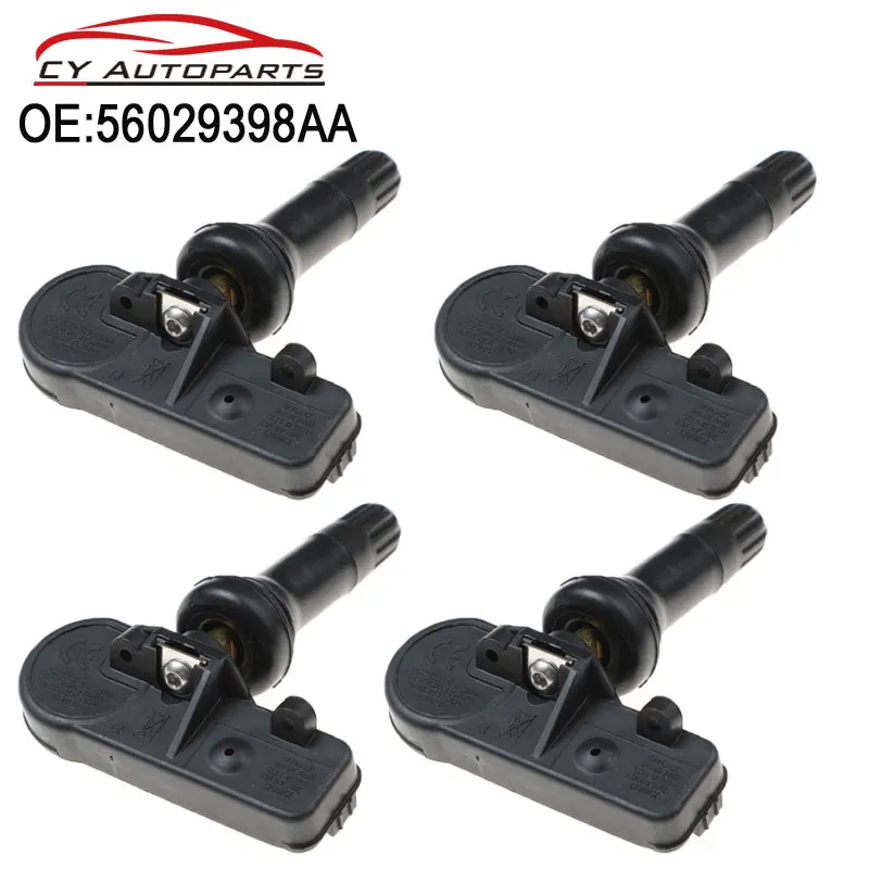 Датчик давления в шинах для Chrysler Dodge Jeep Mitsubishi Fiat 433 МГц 56029398AA 56029398AB 4 шт.|Датчик