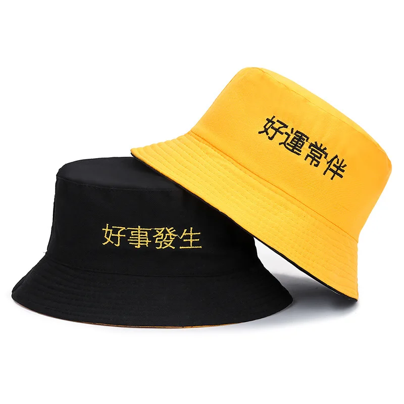 Летняя складная шляпа с вышивкой китайского стиля для женщин и мужчин, унисекс, на открытом воздухе, из хлопка, для рыбалки и охоты, рыбацкая шапка Chapeau Sun Hats
