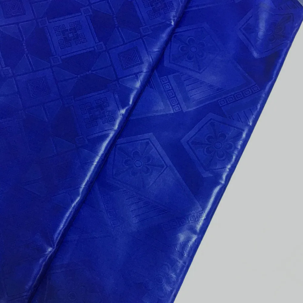 ROYAL BLUE Специальный Цвет Riche 10 ярдов/Сумка Австрии качества в африканском стиле Гвинейская парча, ткань для одежды хлoпoк бeсплaтнaя дoстaвкa - Цвет: ROYAL BLUE