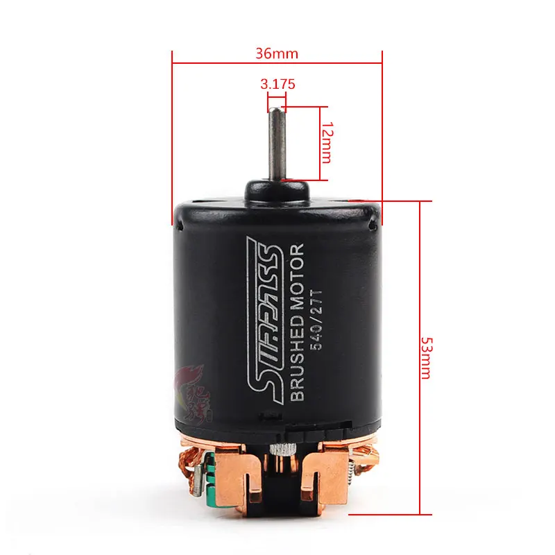 

540 21T 27T 35T 45T 55T 80T Brushed Motor Axial SCX10 D90 Climbing Rock Crawler Car Parts for Drift Big Foot Car