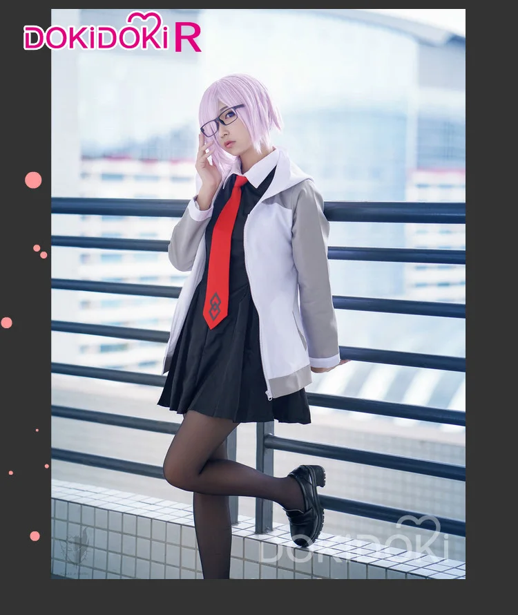 DokiDoki R Fate/Grand Order Mash Kyrielight косплей игры Fate повседневная одежда для женщин Хэллоуин