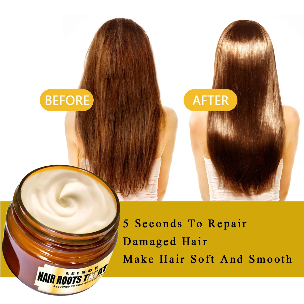 60ml Treatment Mask 5s Repairs Damage To Restore Hair Smooth Shiny Prevent Split-ends Keratin &amp Scalp TSLM2 | Красота и здоровье