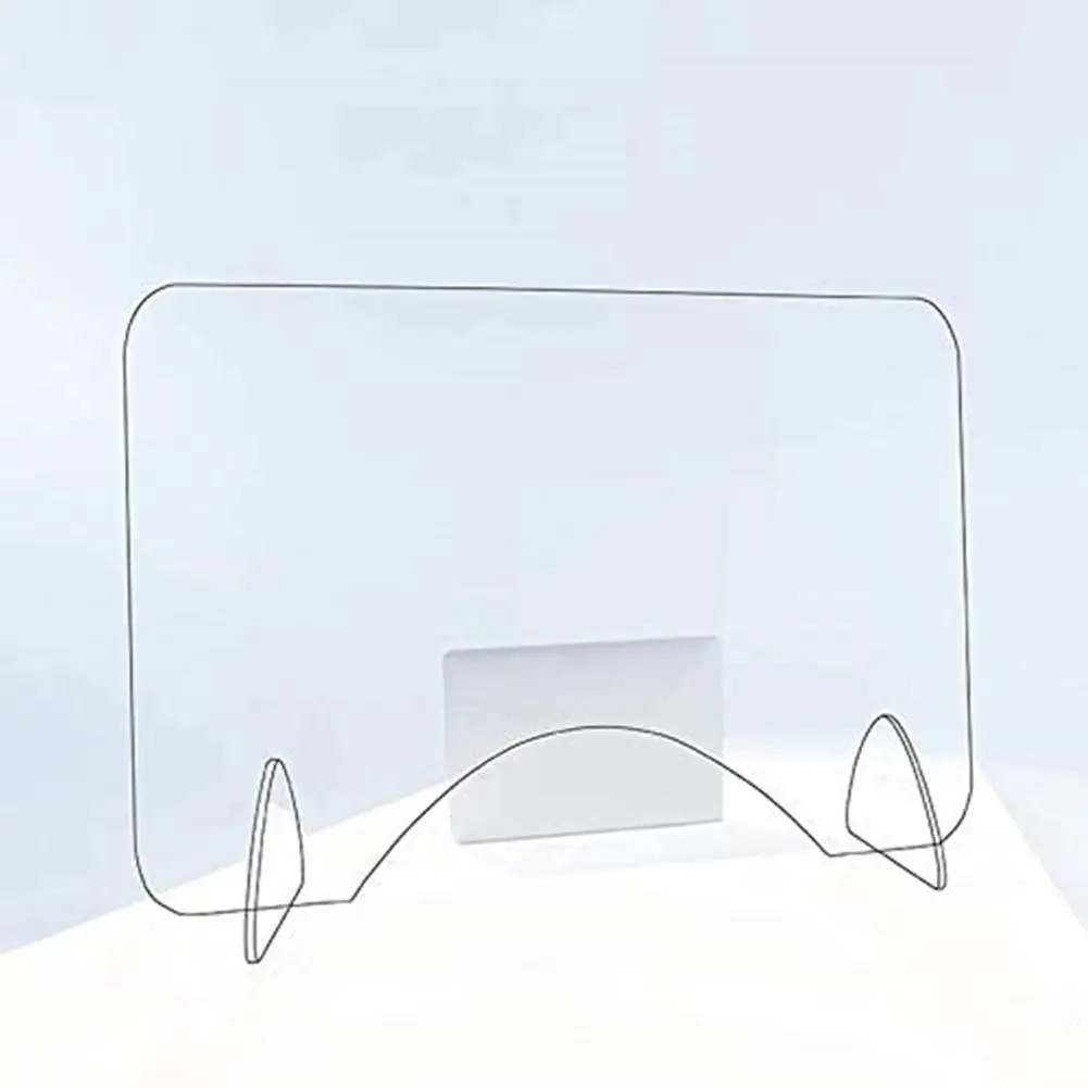 

2020 New High Quality Sneeze Guard Shield Acrylic Countertop Protective Sneeze Guard For Counters Food Screen Transaction