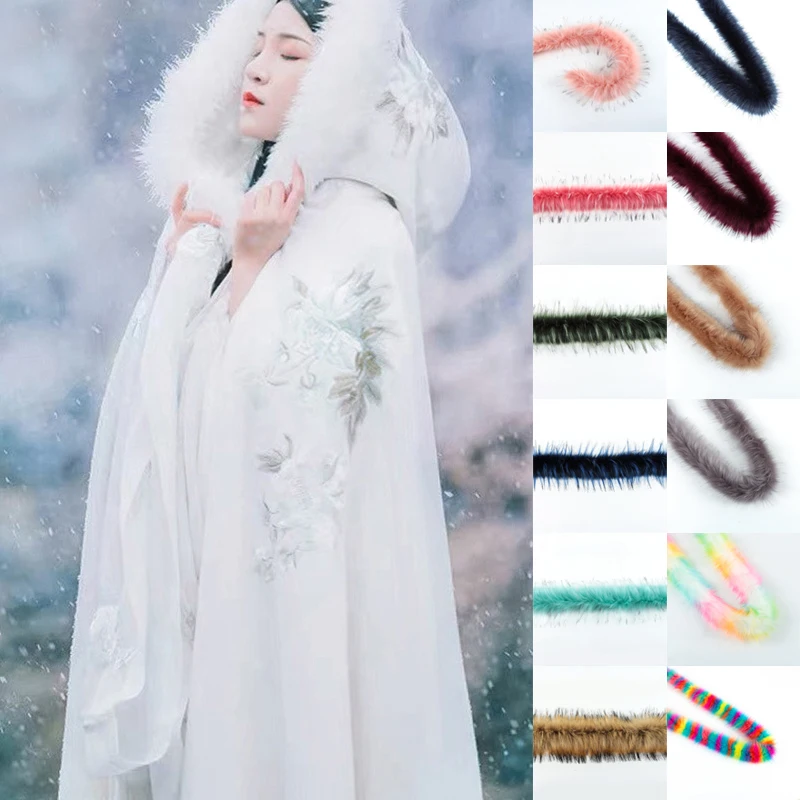 Лента из искусственного меха енота 1 м | Дом и сад