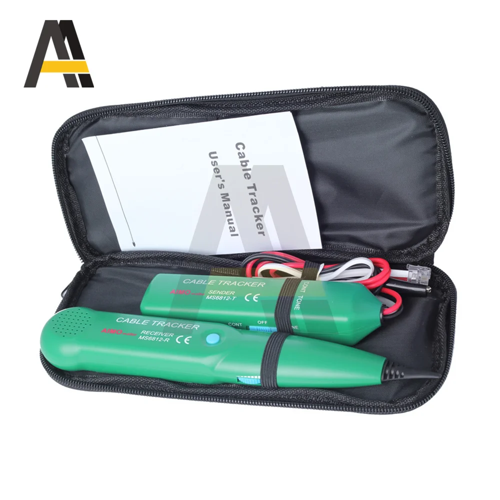 

MS6812 Cable Tracker Tester Line LAN Detector UTP STP Telephone Wire Tracker Diagnose Tone Breakpoint Location Diagnose Tone