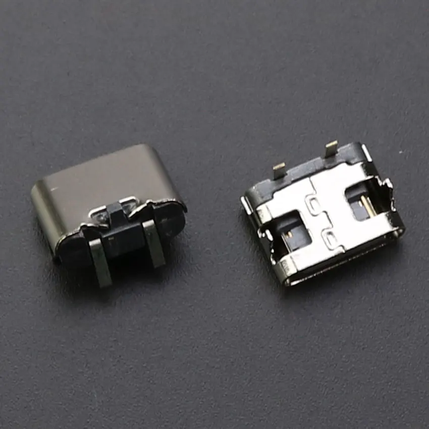 Разъем Micro USB YUXI 5-50 шт. 3.1 Type-C 2 контакта 2p Женский для быстрой зарядки |