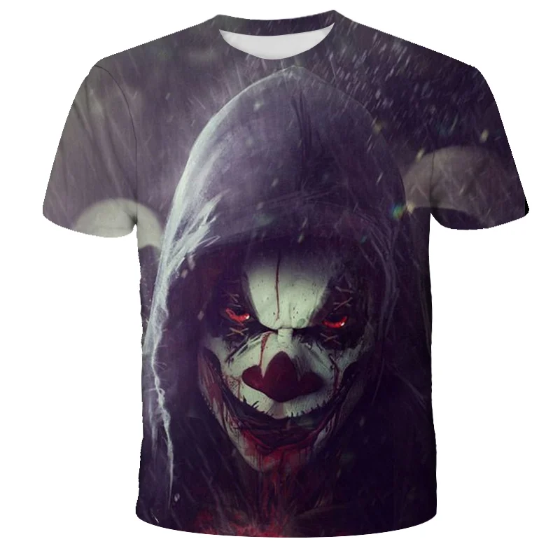 Новинка хит Мужская футболка с 3D принтом Темный рыцарь коротким рукавом и