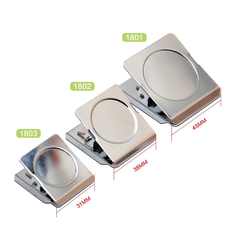 2 шт./партия 45 мм Металлические зажимы из нержавеющей стали 38 Магнитные скрепки 31
