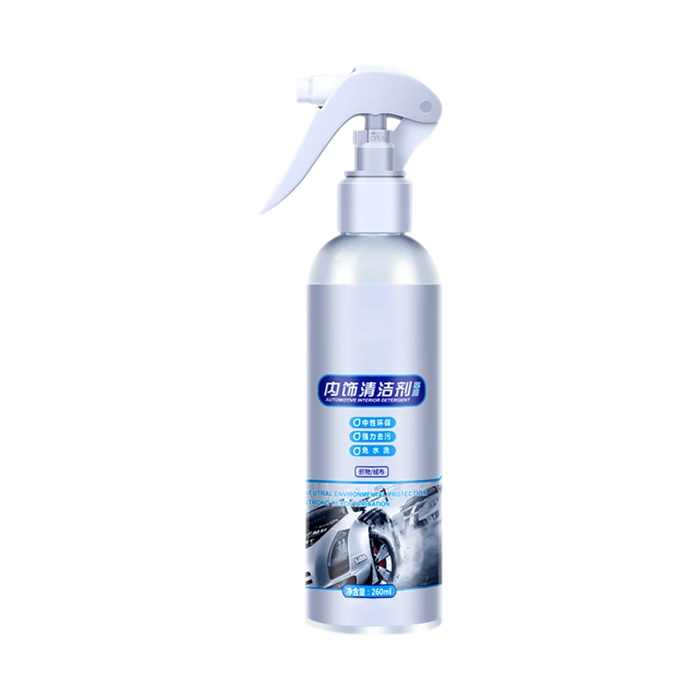 

260ml Car Interior Cleaner No-clean Supplies Ceiling Cleaner Strong Cleaning Agent Paint Maintenance Cleaning Maintenance