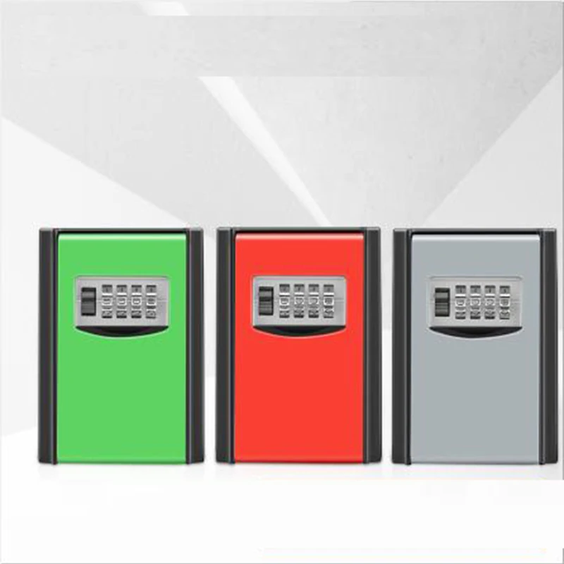 Кодовая коробка для ключей домашняя настенная металлическая декорированная