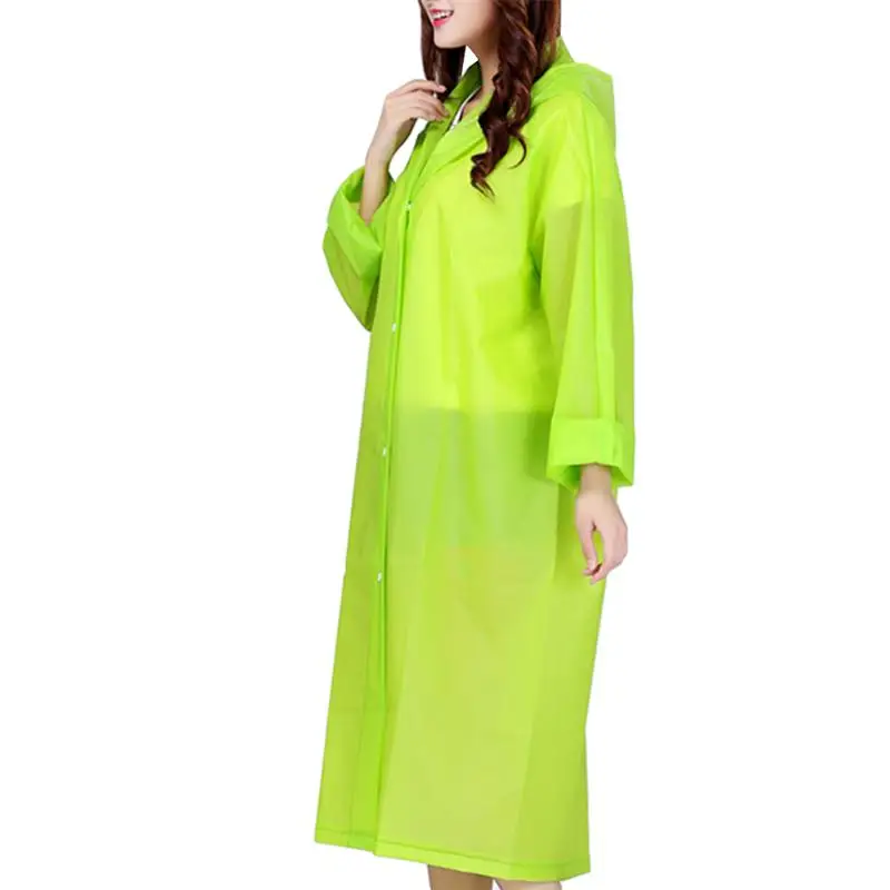 Полупрозрачный дождевик для женщин и мужчин уличный дорожный водонепроницаемый