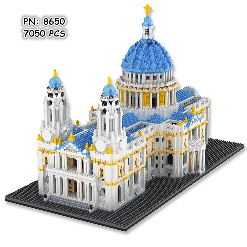Конструктор Город архитектура сделай сам алмазный замок собор Св. Павла набор
