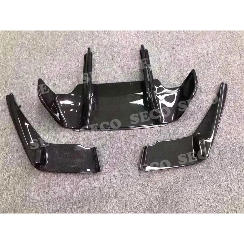 

For BMW 6 Series F12 F13 F06 M6 2013-2016 Carbon fiber Rear Lip Diffuser Aprons Splitters Spoiler M6 back Bumper Guard