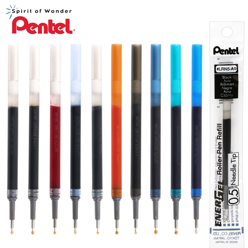 10 шт. быстросохнущие гелевые заправки Pentel|gel ink refill|pentel gel inkliquid |