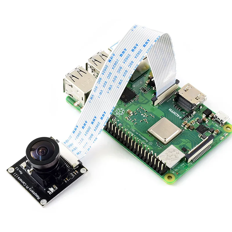 

RPi 1080P 500MP camera I type 170 wide-angle lens support focus for Raspberry pi