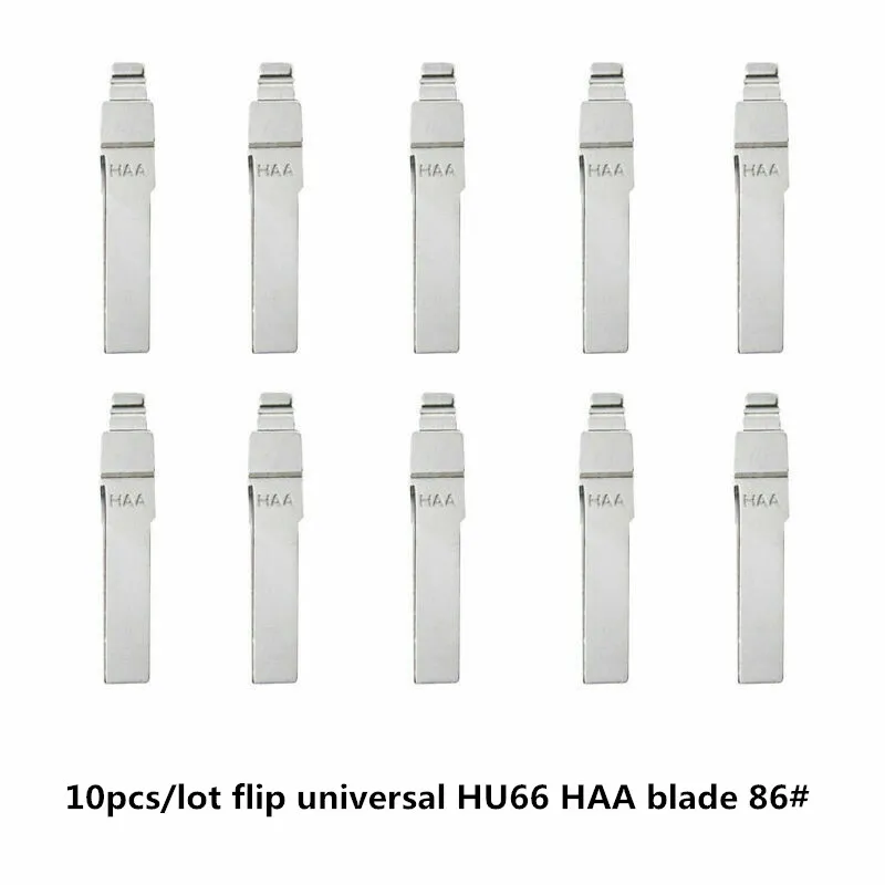 

Car Blank Key Blade Key Flip Universal Key Blade For HU66 HAA Flip Key Blade Middle Slot NO. 86 key blank