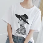 Женская футболка с принтом Одри Хепберн, Винтажная футболка в стиле Харадзюку, уличная одежда, лето 2020