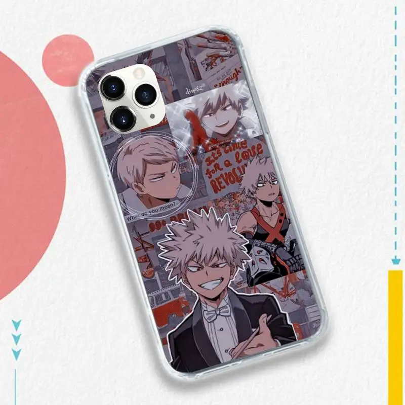 

Shoto Todoroki boku no My hero Phone Case for iPhone 11 12 pro XS MAX 8 7 6 6S Plus X 5S SE 2020 XR