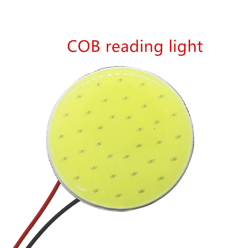 

10pcs T10 36 SMD COB White LED Panel Super Car Auto Interior Reading Map Lamp Bulb Light Dome Festoon DC 12V