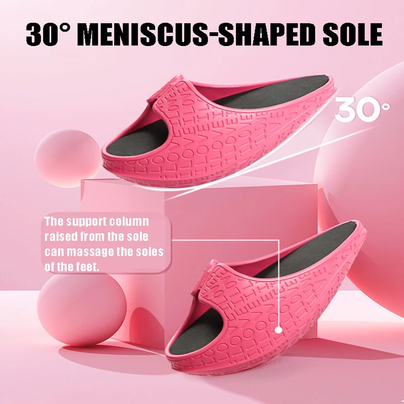 Fashion Fitness Body Building Leg Shoes Slimming Women's Swing Shoes Lose Weight SlippersSummer Slides Sports and Fitness Shoes