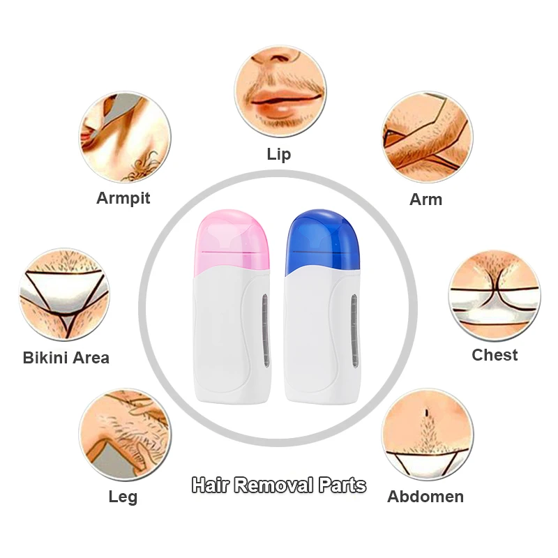 

Roll On Wax Heater Set Melt Depilation Hair Removal Machine Warmer Depilation Tool kit Depilatory Wax Strip Wax Heater Machine