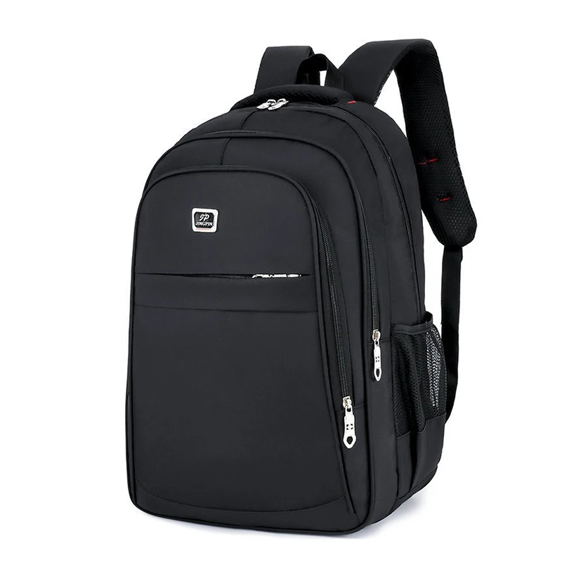 

Large Capacity Backpack Men Laptop 15.6 Inch Black Nylon Waterproof College Students High School BagPack Male