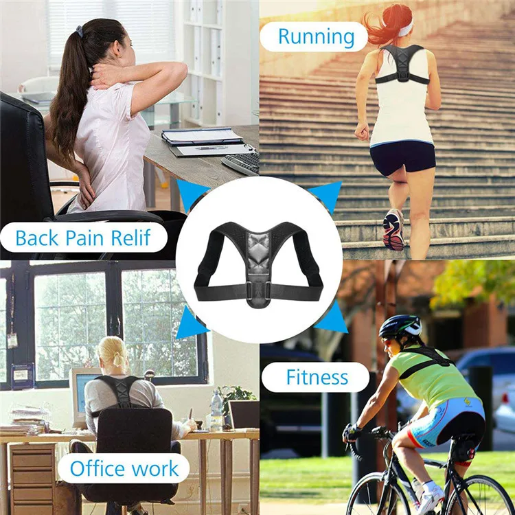 

Medical Adjustable Clavicle Posture Corrector Men Woemen Upper Back Brace Shoulder Lumbar Support Belt Corset Posture Correction