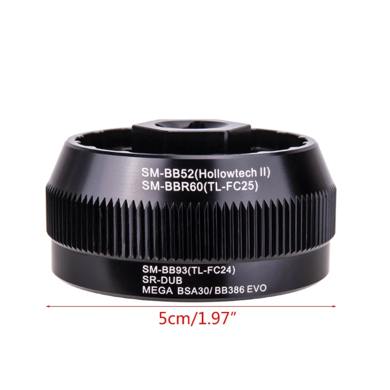 

5 in 1 Bicycle Bike Bottom Bracket Cup Tool Aluminum Alloy Axis Bowl Tool for BB9000 SM-BBR60