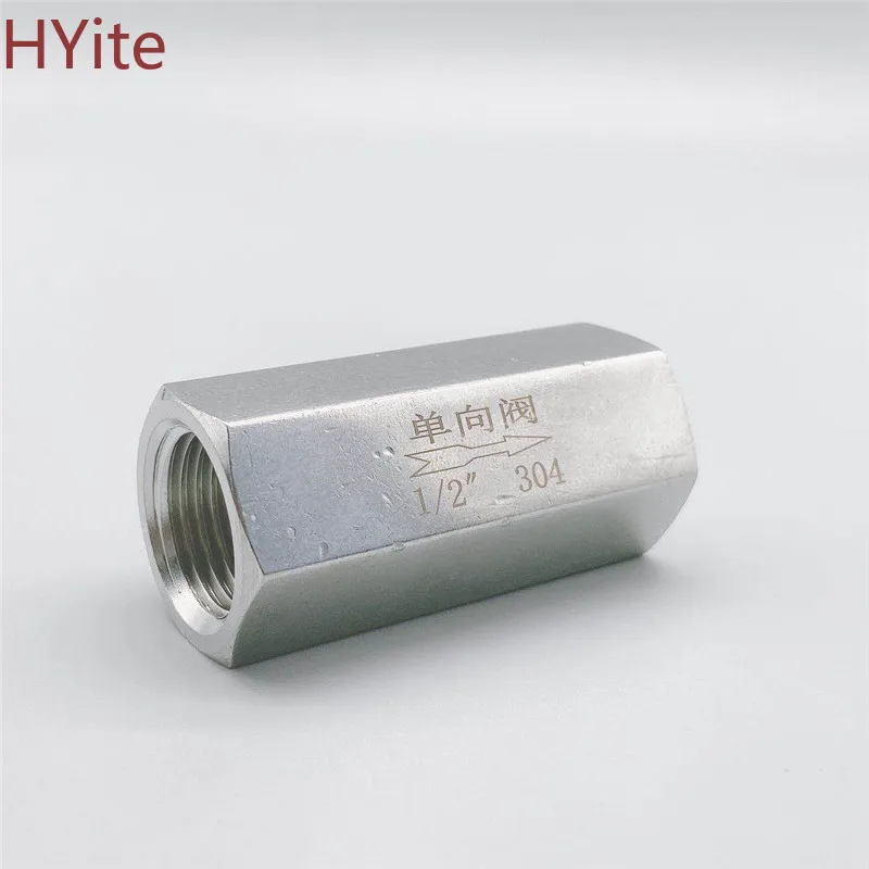 304 нержавеющая сталь односторонний обратный клапан полный порт 1/8 &quot1/4&quot 3/8