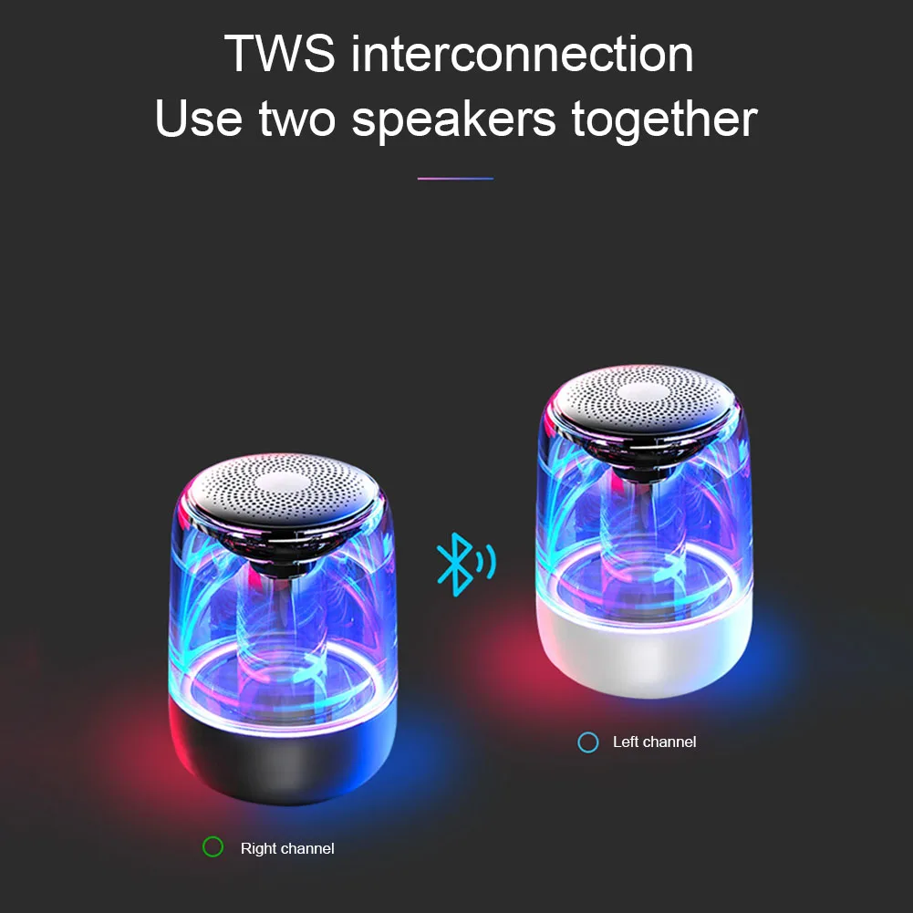 Мини беспроводной портативный Bluetooth динамик Громкая связь радио музыка аудио