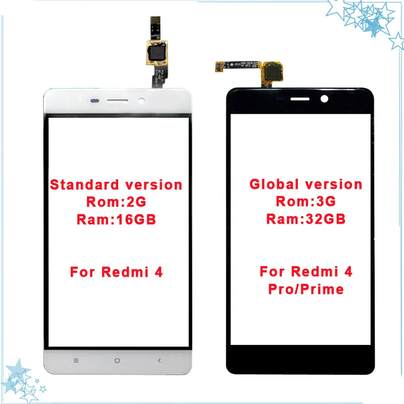 Сенсорный экран для Xiaomi Redmi 4 сенсорный Prime Pro дигитайзер сенсорного экрана