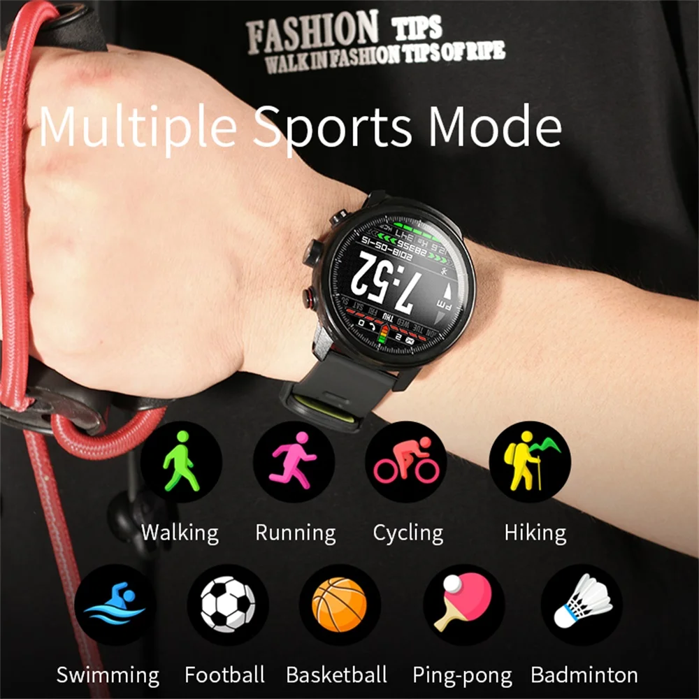 L5 Смарт часы для мужчин IP68 водонепроницаемый Reloj Hombre режим SmartWatch С ECG PPG кровяное