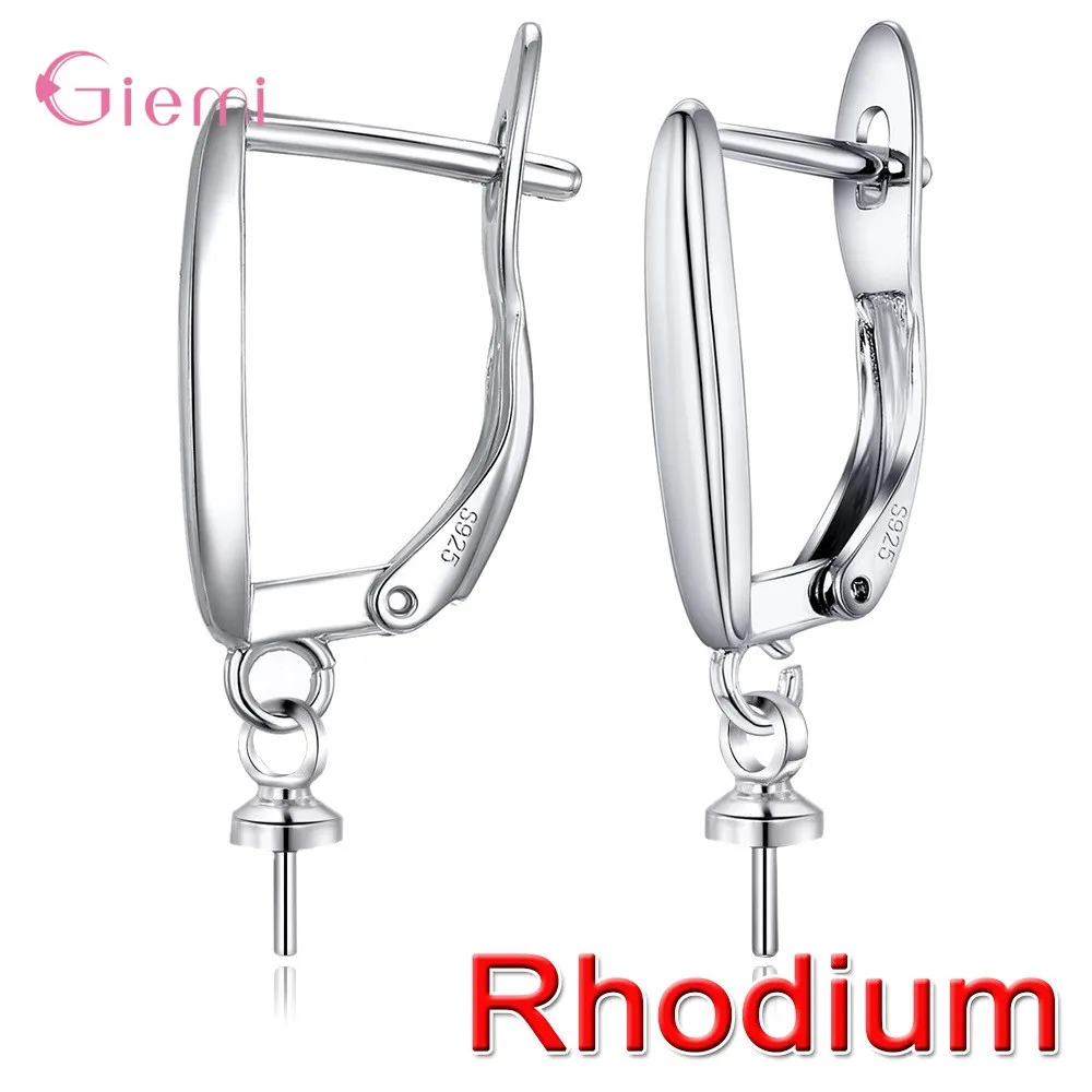 925 стерлингового серебра DIY ручной работы серьги для женщин ювелирные изделия