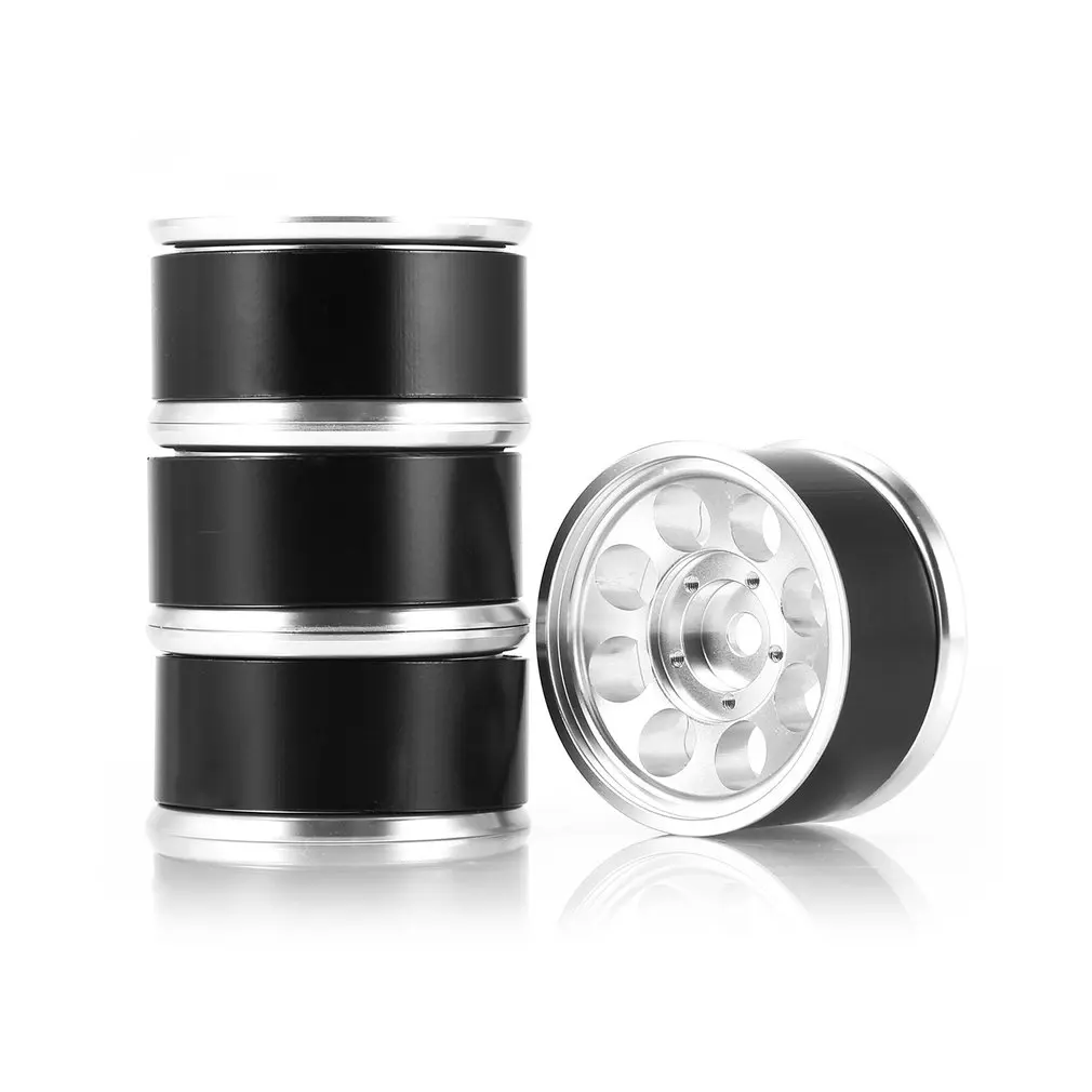

AUSTARHOBBY AX516 4PCS 1.55 Inch RC Car Aluminum Alloy Wheel Rim for Axial SCX10 90046 D90 TF2 Tamiya 1/10 RC Crawler
