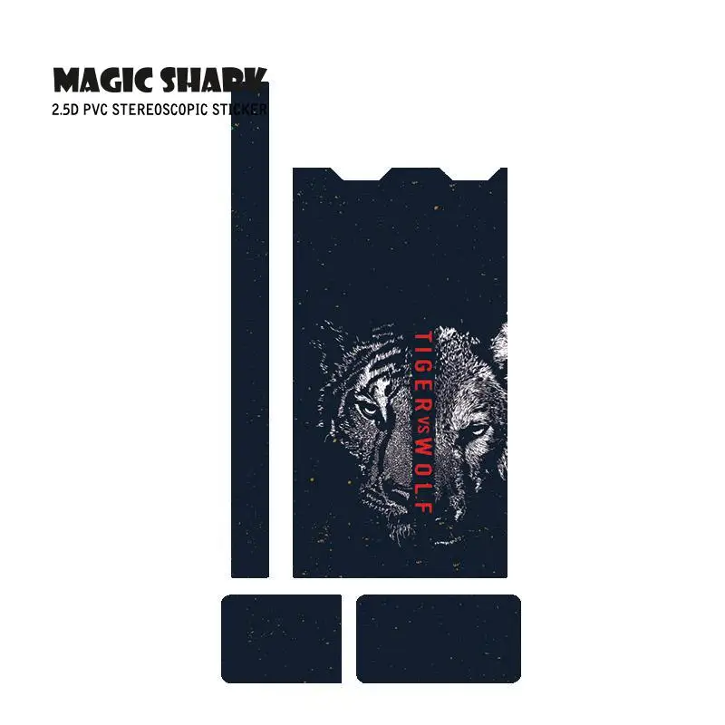 Стерео музыки в весело череп Тигр пленка Стикеры s для джуэл электронная сигарета