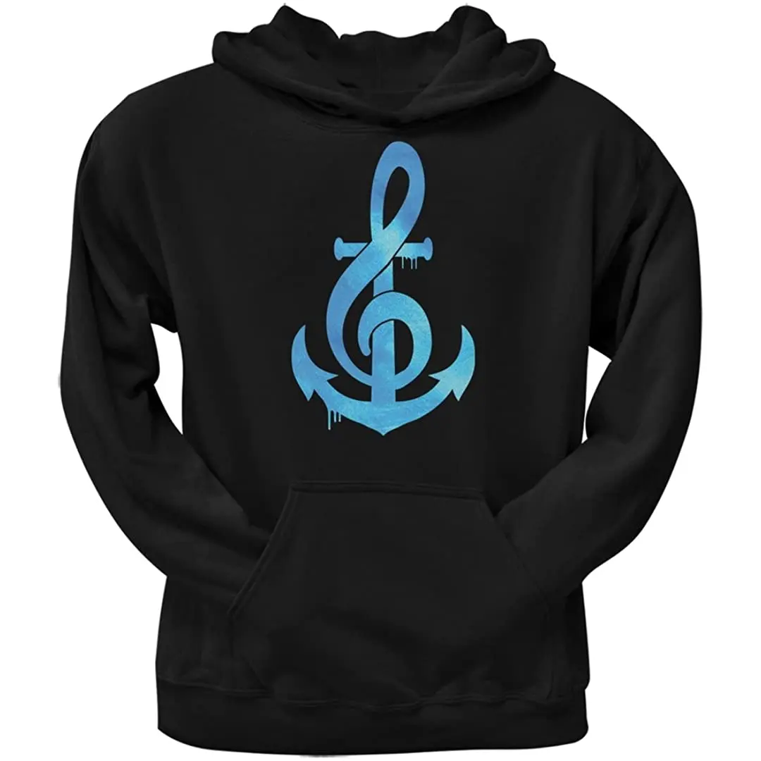 

Anchor Clef Black Adult Hoodie