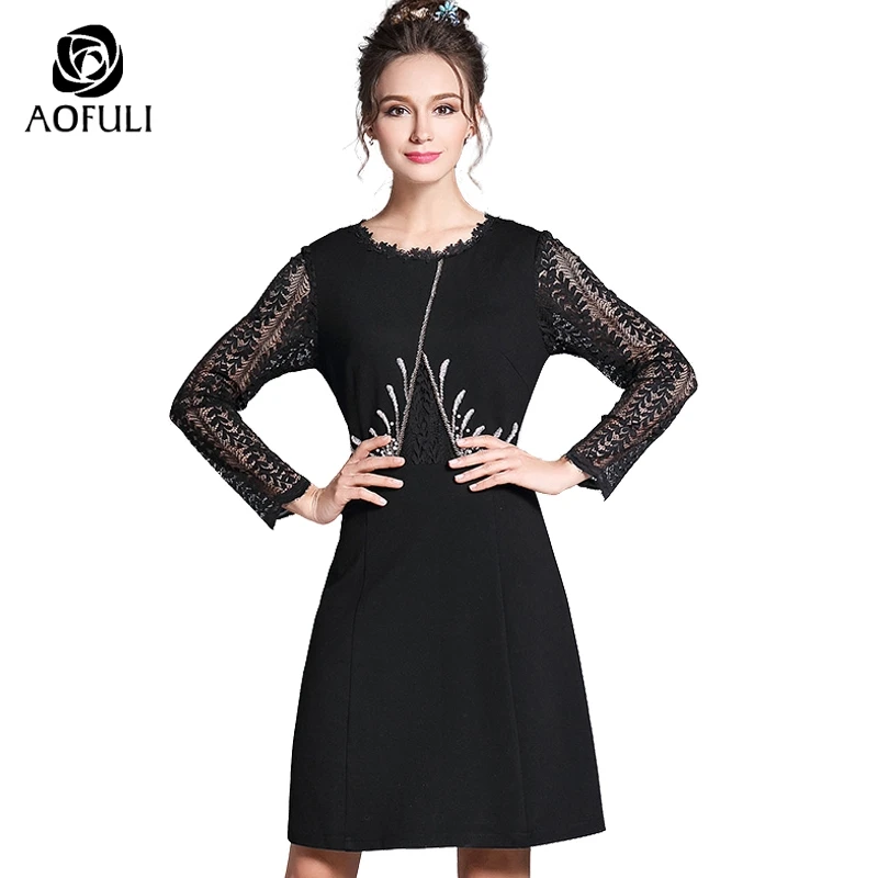 Размер S/M модное Цветочное платье с бисером ажурное кружевное лоскутное Женская