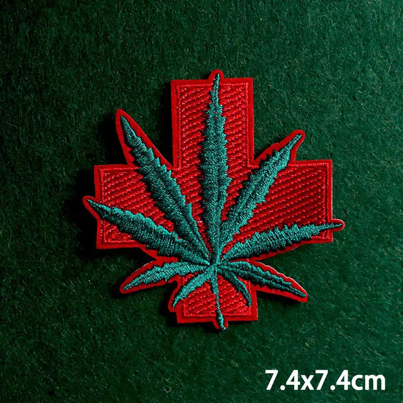 

Green Plants Patch Iron On Patches For Clothing Cartoon Embroidered Patch On Clothes Appliques Stickers Stripes Cactus Badges