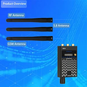 professional detector anti spy rf cdma signal finder for gsm bug gps tracker wireless hidden camera eavesdropping 3 antenna g618 free global shipping