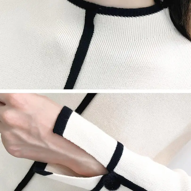 

Female Women Pullovers Turtleneck Sweater 2019 Soft Korean Style Knit Autumn Winter Coat Elegant Ladies Sweaters Tops JW9096