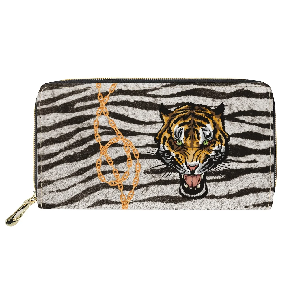 

Зажим для денег, сумка для телефона с тигром, водонепроницаемый Женский Повседневный кошелек, сумка для хранения монет, клатч для карт, женс...